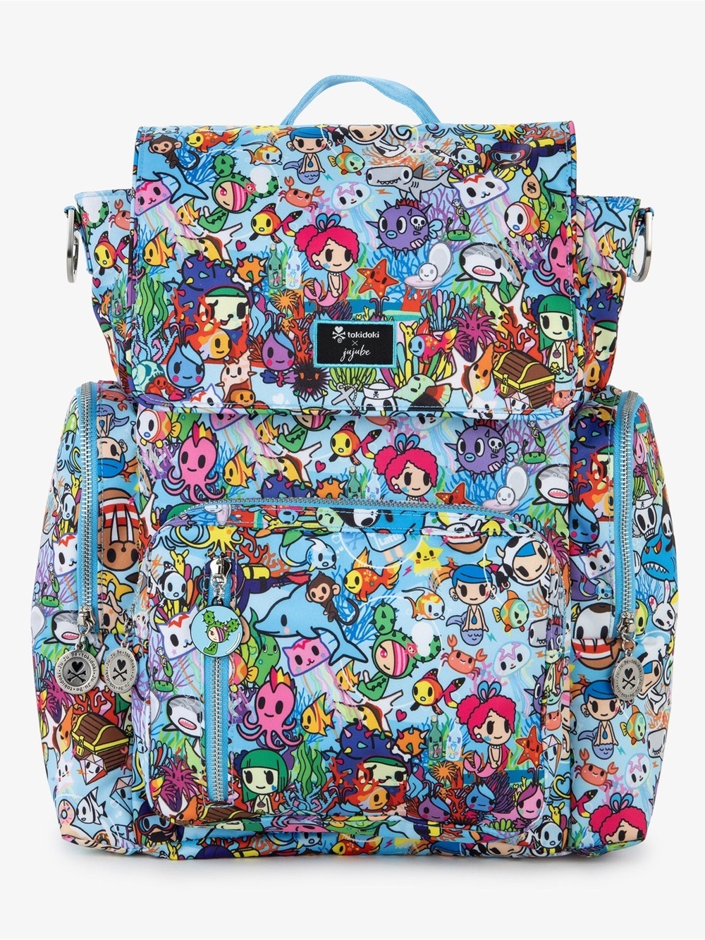 NWT JuJuBe x Tokidoki Be Sporty Sea Amo 2.0 Backpack Diaper Bag Rare